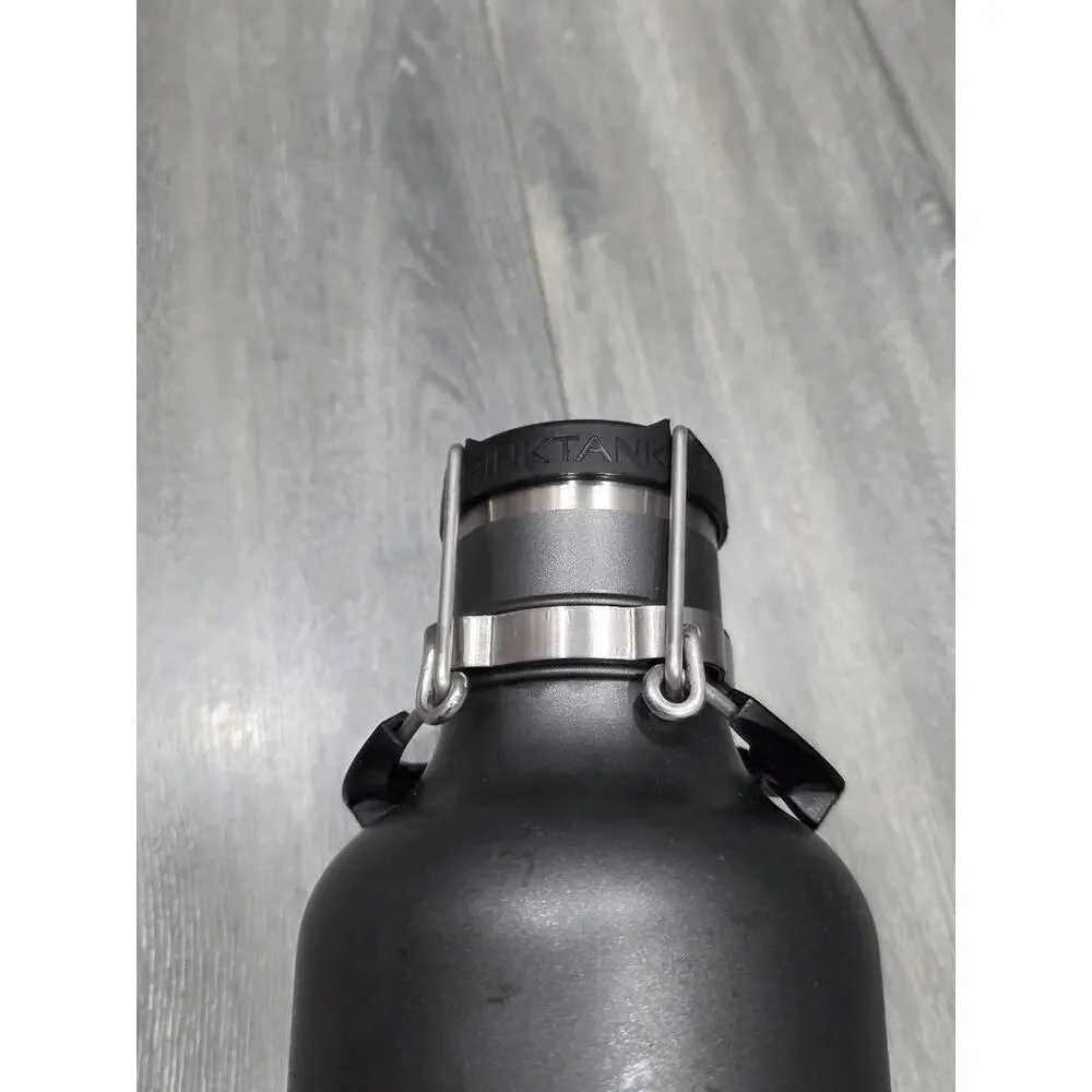 Drink Tanks Black 64oz Stainless Steel Insulated Growler Camping Outdoor termos